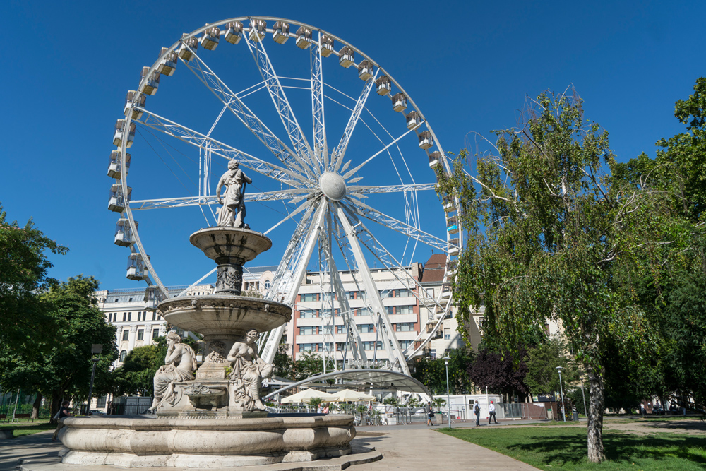 The Ferris Wheel Of Budapest